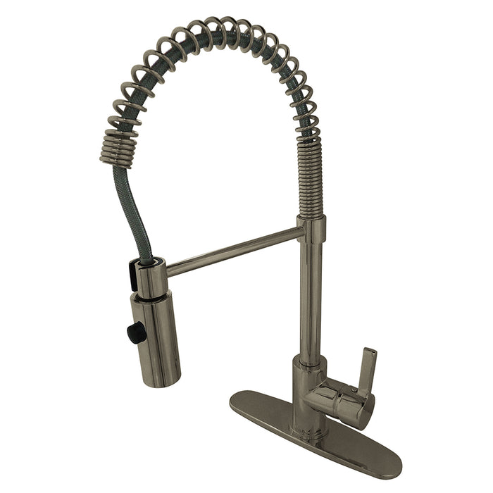 Gourmetier Gs8778ctl Single Handle Pull Down Sprayer Faucet, Satin Nickel - Satin Nickel