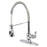 Kingston Brass Gsw8891acl American Classic Pull Down Kitchen Faucet With Deck Plate, Polished Chrome - Polished Chrome