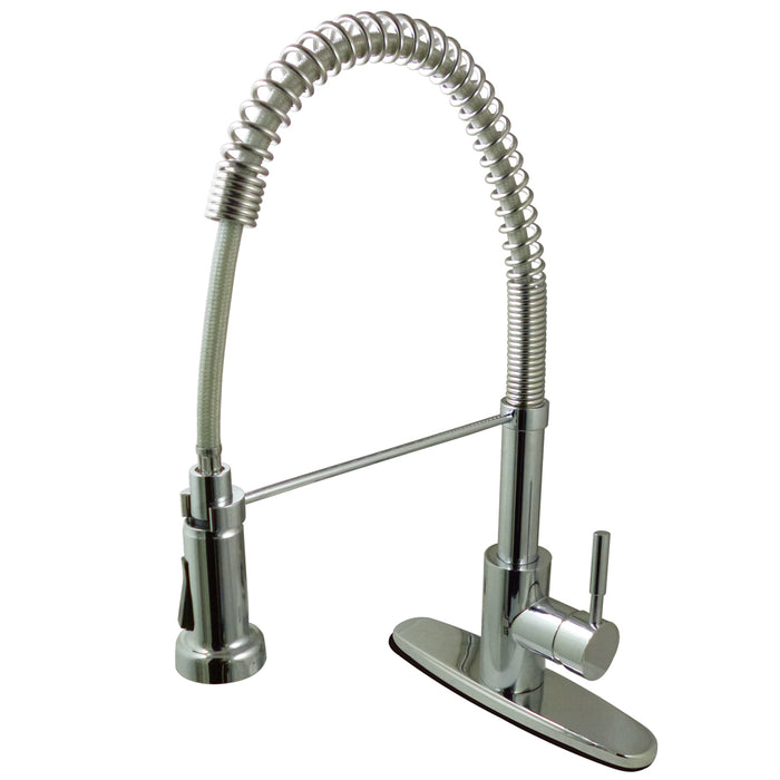 Gourmetier Gsy8881dl Concord Single Handle Pull-down Spray Kitchen Faucet, Chrome - Polished Chrome