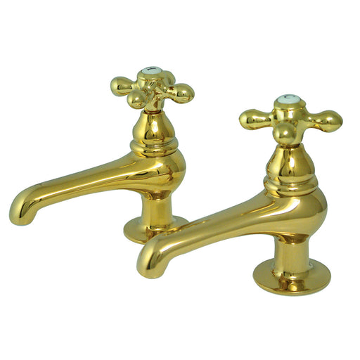 Kingston Brass Ks3202ax Restoration Basin Tap Faucet, Polished Brass - Polished Brass