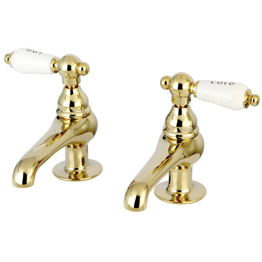 Kingston Brass Ks3202pl Restoration Basin Tap Faucet, Polished Brass - Polished Brass