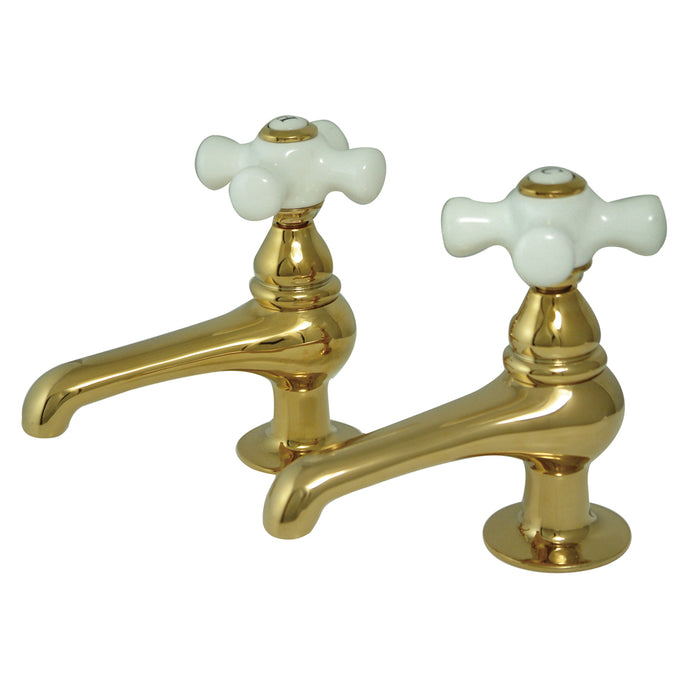 Kingston Brass Ks3202px Restoration Basin Tap Faucet, Polished Brass - Polished Brass