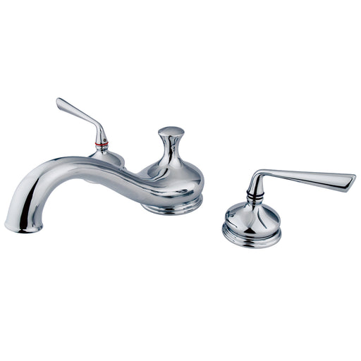 Kingston Brass Ks3331zl Silver Sage Ada Roman Tub Filler, Polished Chrome - Polished Chrome