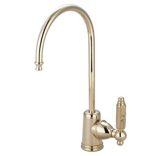 Kingston Brass Ks7192gl Georgian Single Handle Water Filtration Faucet, Polished Brass - Polished Brass
