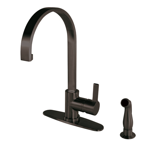 Gourmetier Ls8715ctlsp Continental 8-inch Centerset Single-handle Kitchen Faucet, Oil Rubbed Bronze - Oil Rubbed Bronze