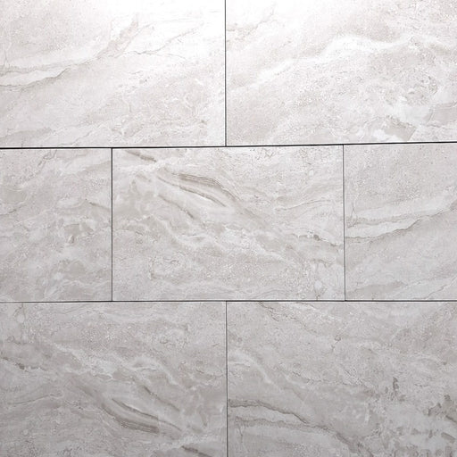 12x24 Gray White Matt Leonardo Sand Floor & Wall Porcelain Tile $2.85 /sq.ft