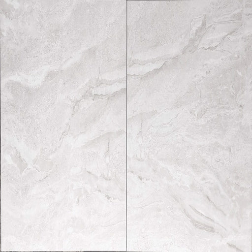 24x24 Gray White Leonardo Sand Smooth Matt Floor & Wall Porcelain Tile $2.85 /sq.ft