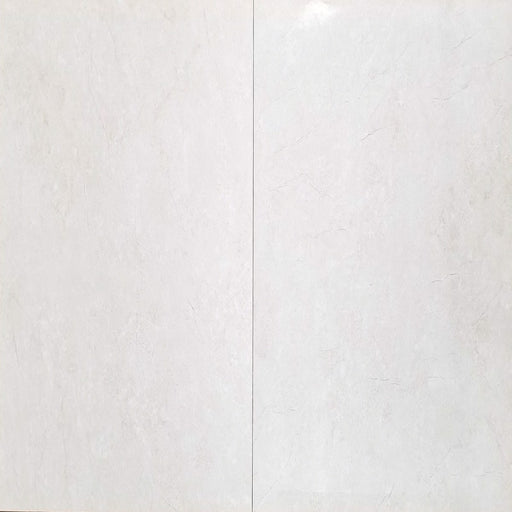 24x24 Gray White Majestic Pearl Polished Floor & Wall Porcelain Tile $3.35 /sq.ft