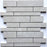 Majestic Pearl Polished Random Strips Mosaic Porcelain Tile (12"x13") $5.55 /sq.ft