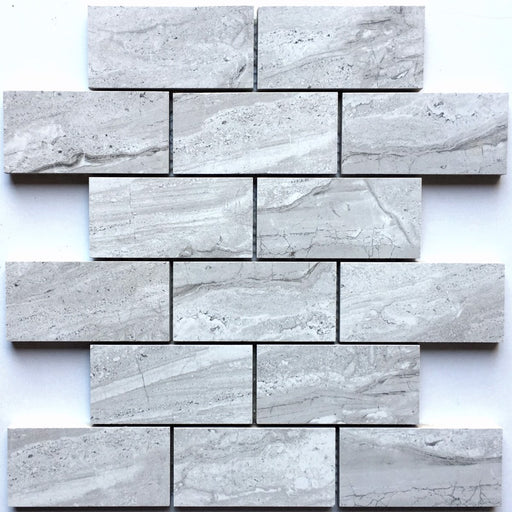 Norway Ice Tru-Stone Mosaic Porcelain Tile (2"x4") $5.56 /sq.ft