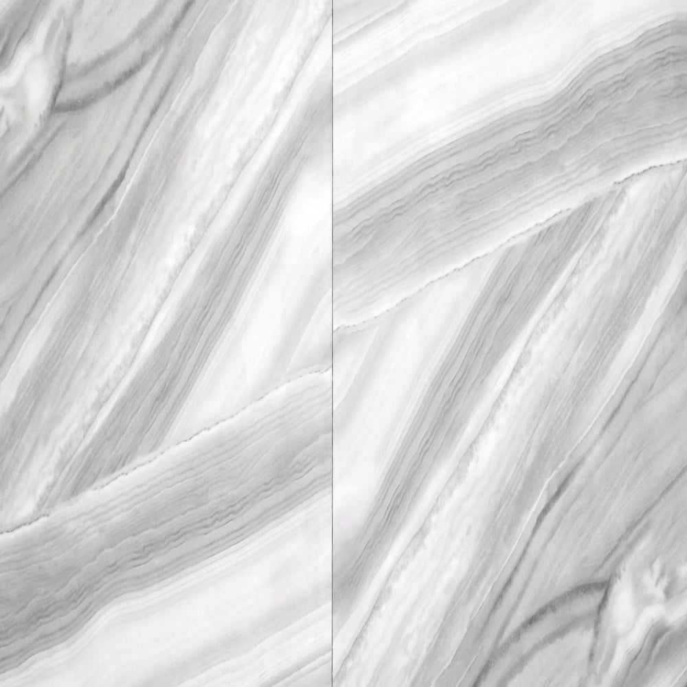 Ocean Wave Dark Grey Tru-Stone Porcelain 24x24 Gloss $3.35 /sq.ft