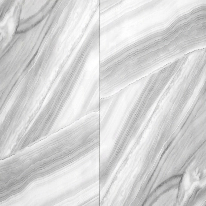 Ocean Wave Dark Grey Tru-Stone Porcelain 24x24 Gloss $3.35 /sq.ft