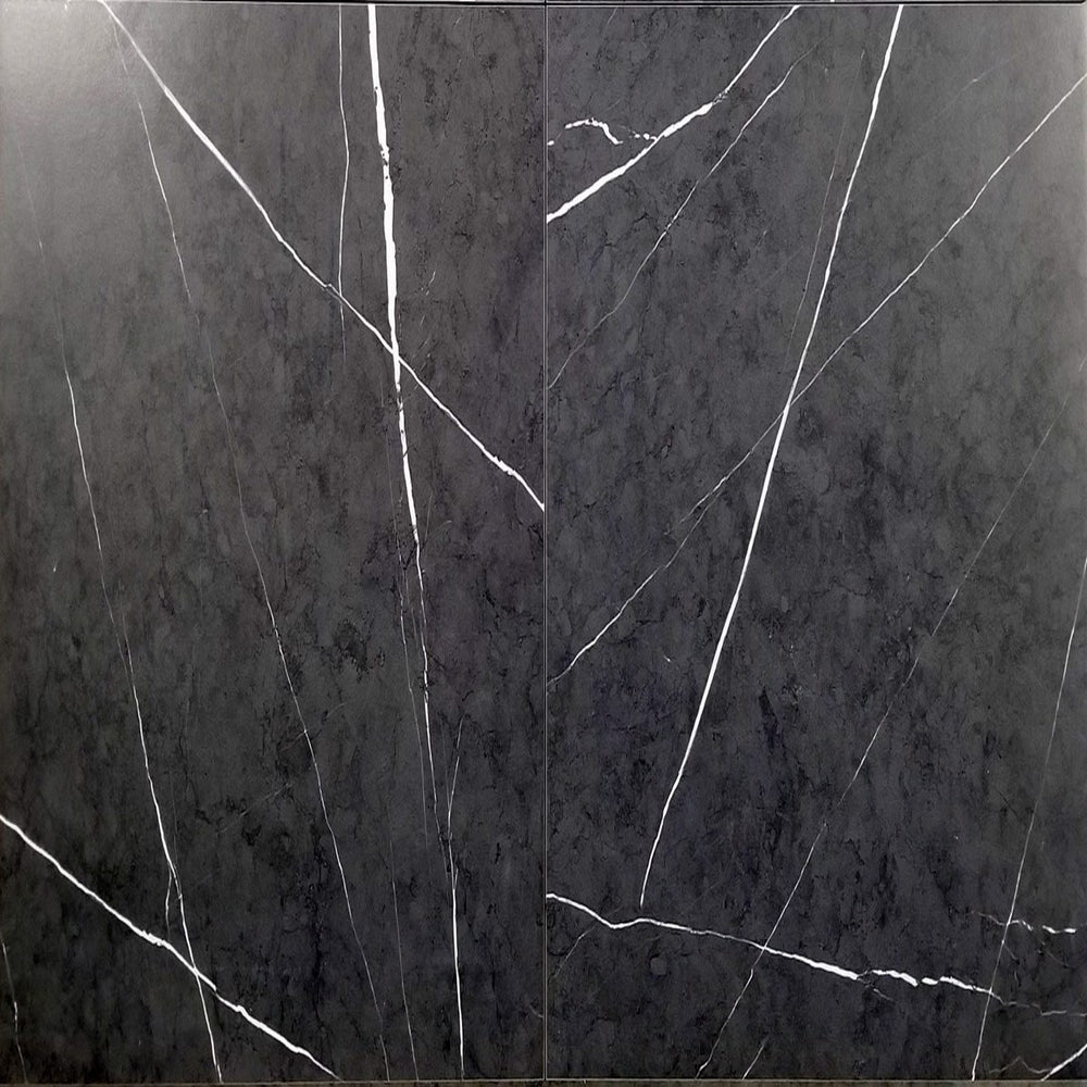 24x24 Black White Primo CharcoalSmooth Matt Floor & Wall Porcelain Tile $2.85 /sq.ft