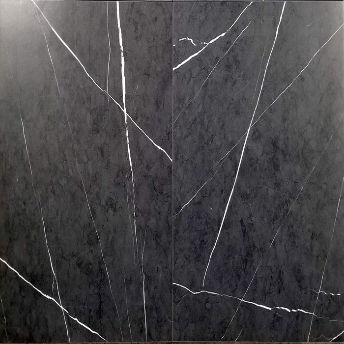 24x24 Black White Primo CharcoalSmooth Matt Floor & Wall Porcelain Tile $2.85 /sq.ft