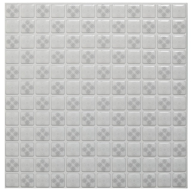 Mosaic Wall Tile Peel and Stick  Self adhesive Backsplash DIY Kitchen Bathroom Home Wall Sticker Vinyl 3D