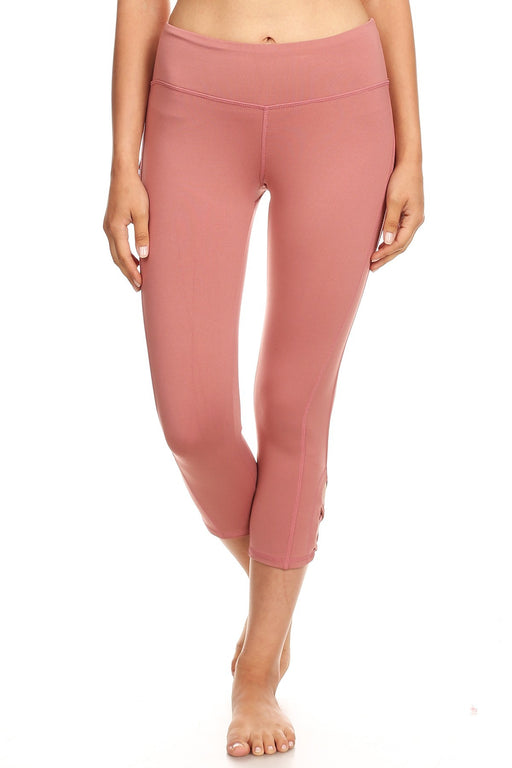 Women Yoga 3/4 Capri with 4 Way Stretch