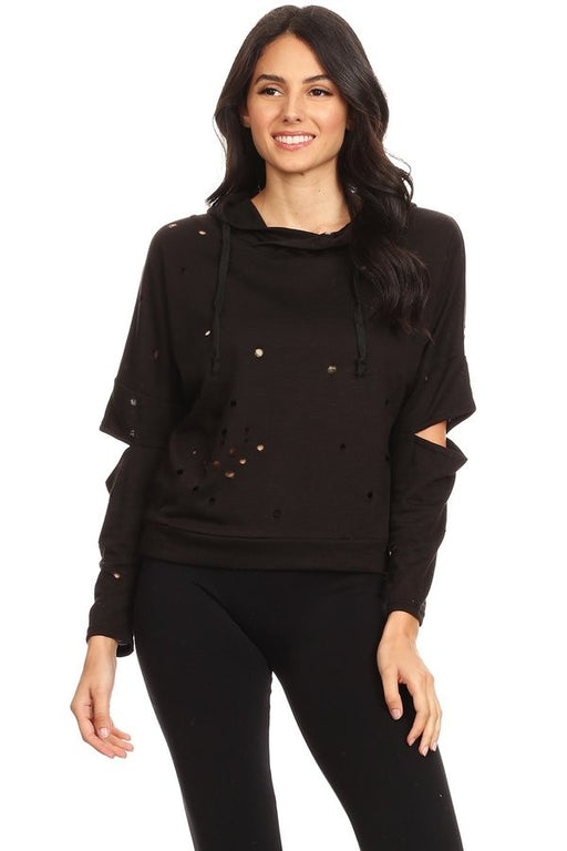Women stylish cutout sweater