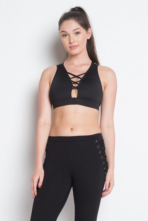 Activewear Strappy Padded Workout sports Bra