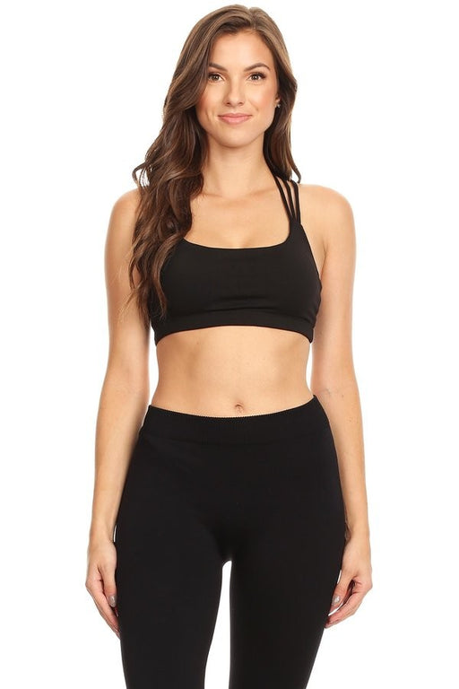 Activewear Strappy Padded Workout sports Bra