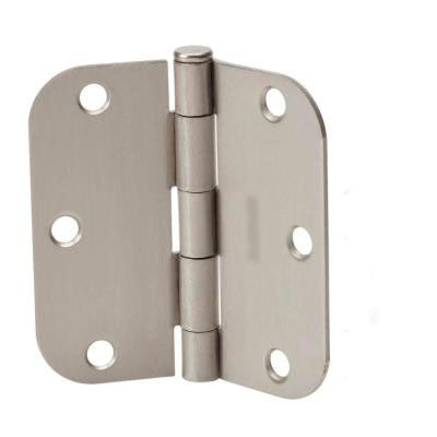 HINGES #8141 (SATIN SILVER, ROUND & ROUND)
