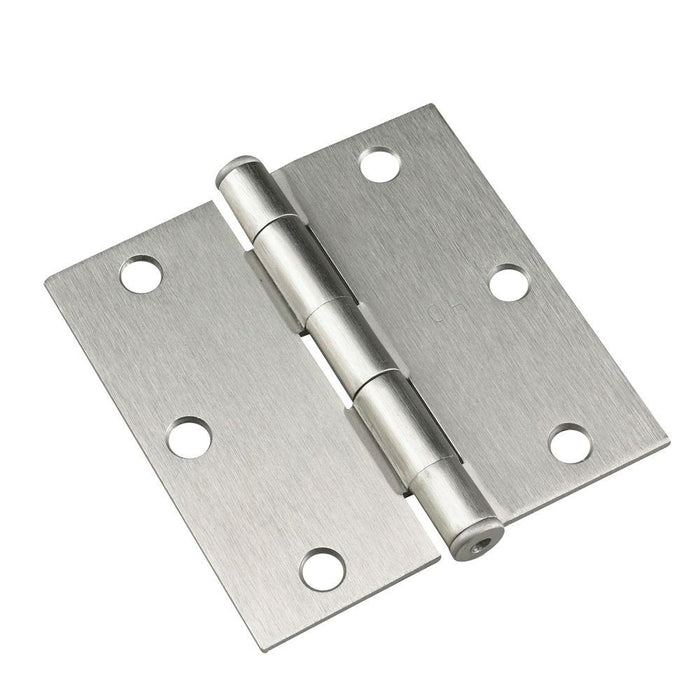 HINGES #8139 (SATIN SILVER, SQUARE & SQUARE)