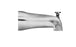 CHROME "SLIP FIT" DIVERTER SPOUT