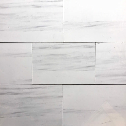 12x24 White Velar Polished Floor & Wall Porcelain Tile $3.35 /sq.ft