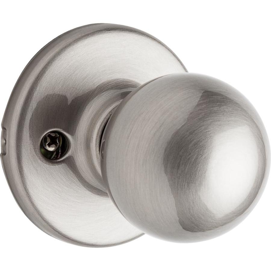 DUMMY LOCK (BALL KNOB) SATIN NICKEL